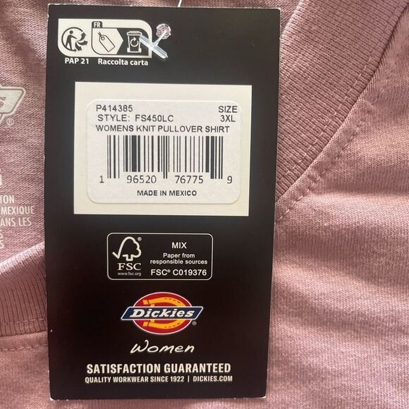 Dickies Mauve 3XL T-Shirt - Picture 7 of 8